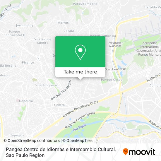 Pangea Centro de Idiomas e Intercambio Cultural map