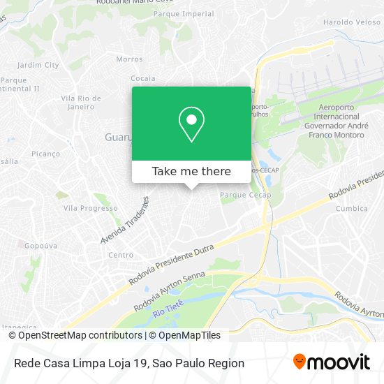 Rede Casa Limpa Loja 19 map