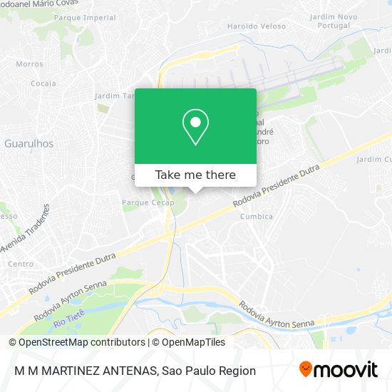 Mapa M M MARTINEZ ANTENAS