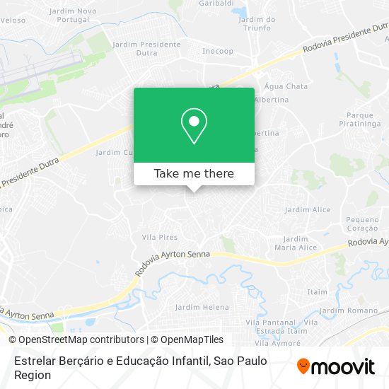 Estrelar Berçário e Educação Infantil map