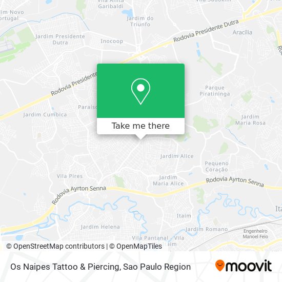 Os Naipes Tattoo & Piercing map