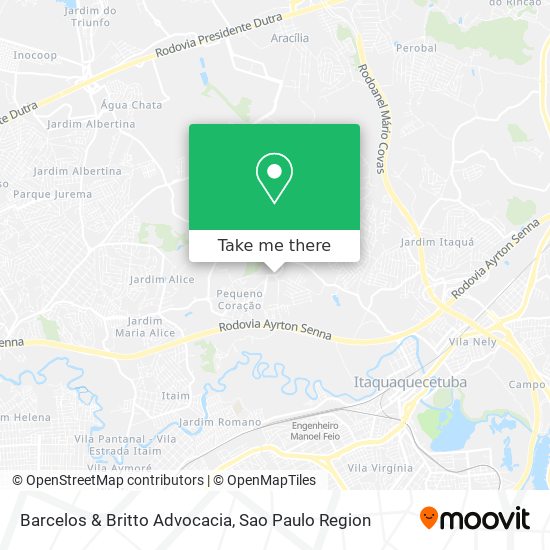 Barcelos & Britto Advocacia map