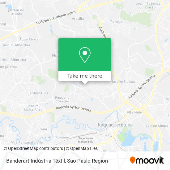 Banderart Indústria Têxtil map