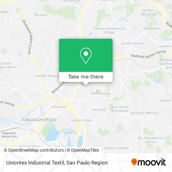 Uniontex Industrial Textil map