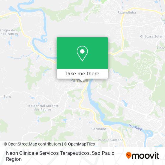 Neon Clinica e Servicos Terapeuticos map