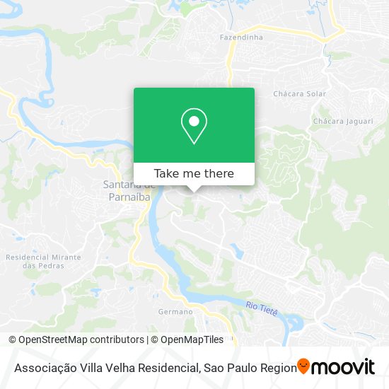 Associação Villa Velha Residencial map