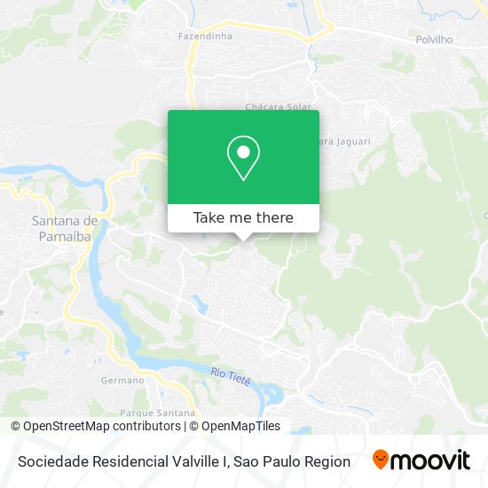 Sociedade Residencial Valville I map