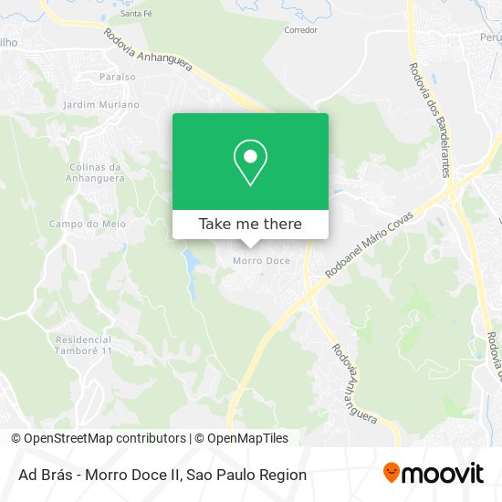 Mapa Ad Brás - Morro Doce II