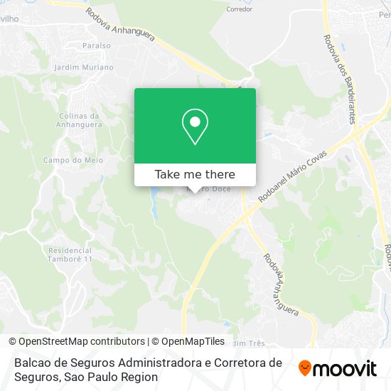 Mapa Balcao de Seguros Administradora e Corretora de Seguros