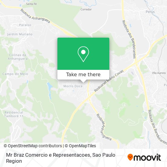 Mapa Mr Braz Comercio e Representacoes