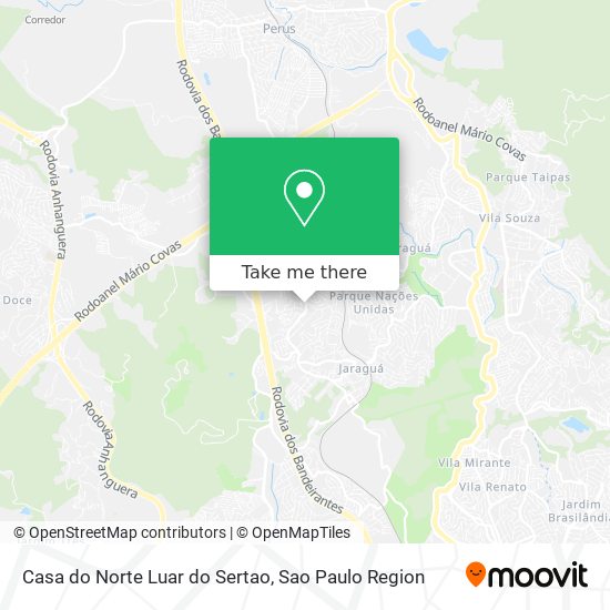 Casa do Norte Luar do Sertao map