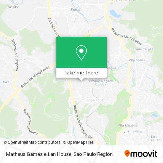 Matheus Games e Lan House map