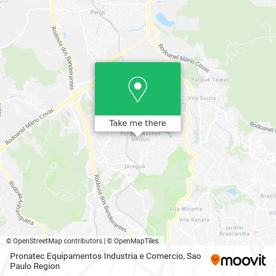 Pronatec Equipamentos Industria e Comercio map