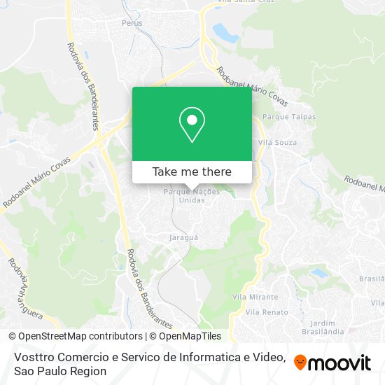 Vosttro Comercio e Servico de Informatica e Video map