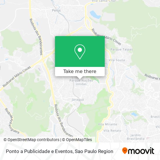 Mapa Ponto a Publicidade e Eventos