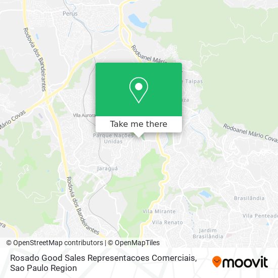 Mapa Rosado Good Sales Representacoes Comerciais