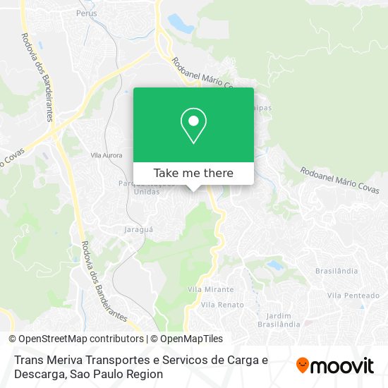 Trans Meriva Transportes e Servicos de Carga e Descarga map