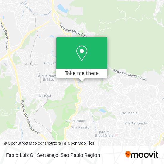 Mapa Fabio Luiz Gil Sertanejo