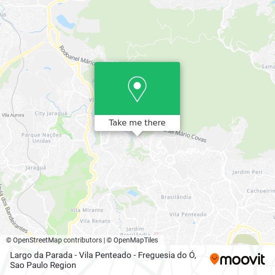 Largo da Parada - Vila Penteado - Freguesia do Ó map