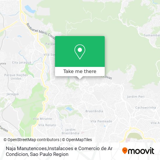 Mapa Naja Manutencoes,Instalacoes e Comercio de Ar Condicion