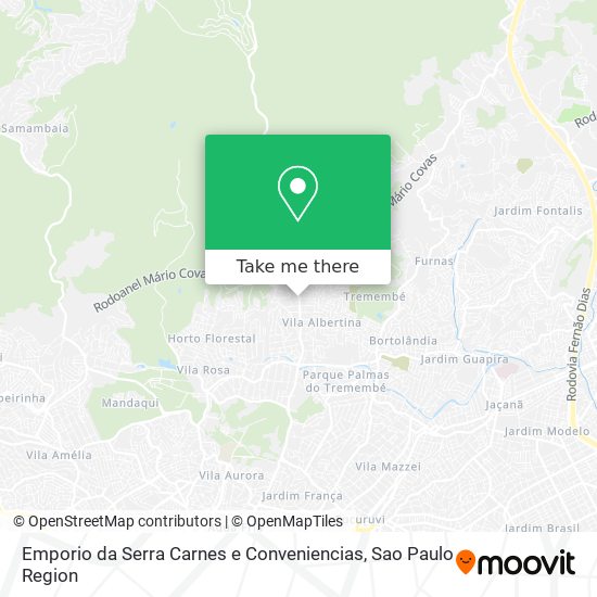Emporio da Serra Carnes e Conveniencias map