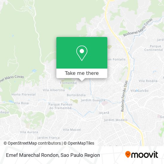 Mapa Emef Marechal Rondon