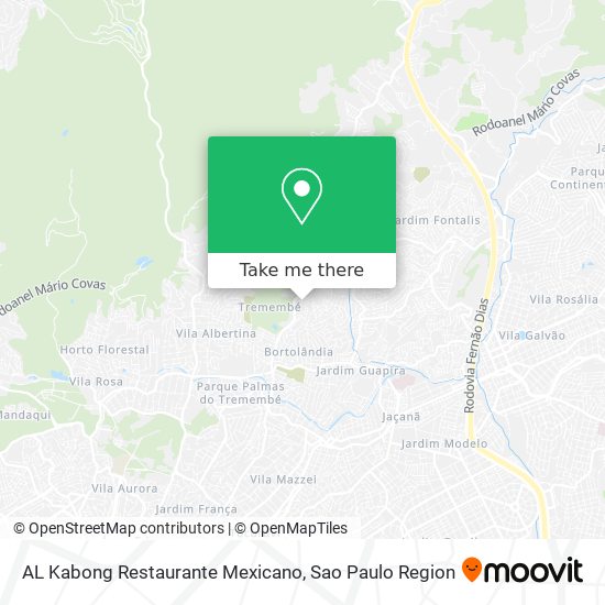 Mapa AL Kabong Restaurante Mexicano