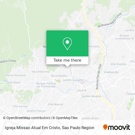 Igreja Missao Atual Em Cristo map