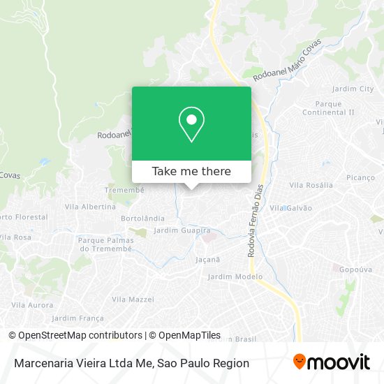 Marcenaria Vieira Ltda Me map