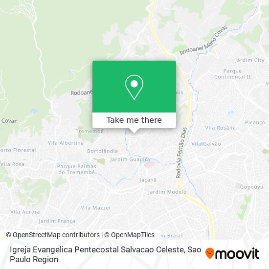Igreja Evangelica Pentecostal Salvacao Celeste map