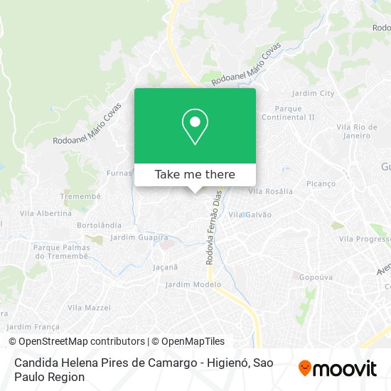 Candida Helena Pires de Camargo - Higienó map
