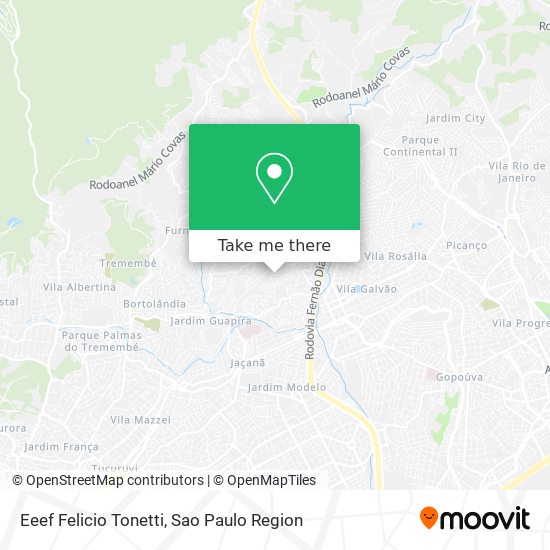 Eeef Felicio Tonetti map