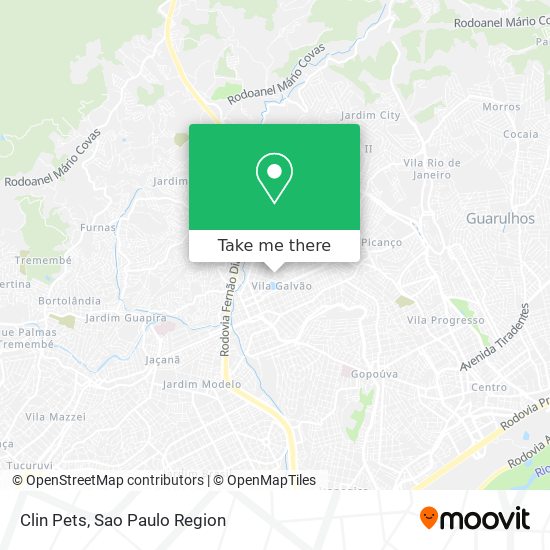 Clin Pets map