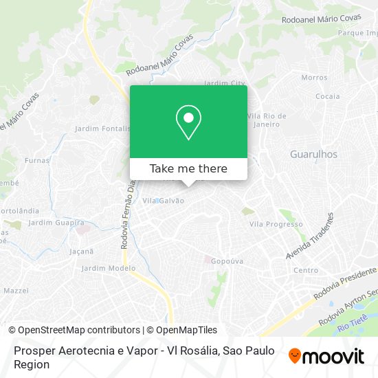 Prosper Aerotecnia e Vapor - Vl Rosália map