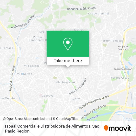 Ispaal Comercial e Distribuidora de Alimentos map