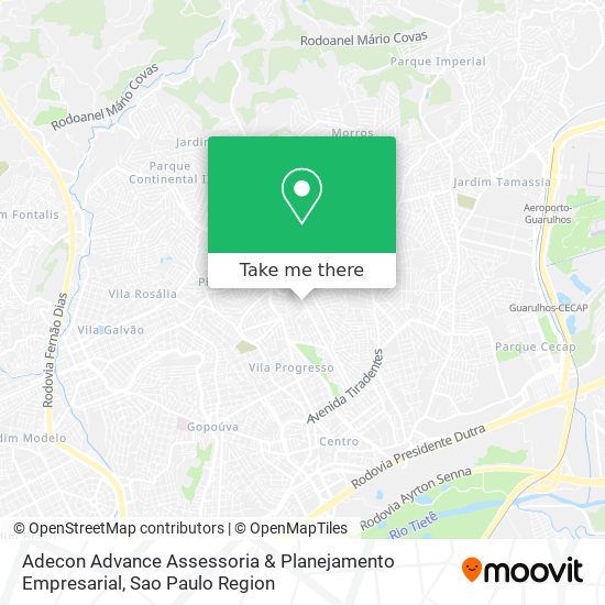 Adecon Advance Assessoria & Planejamento Empresarial map