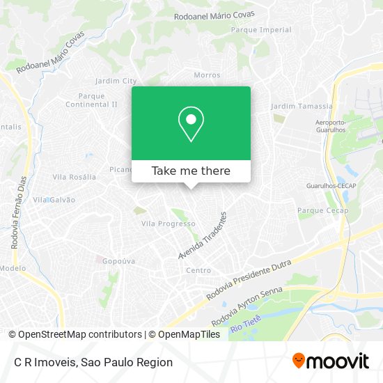 C R Imoveis map