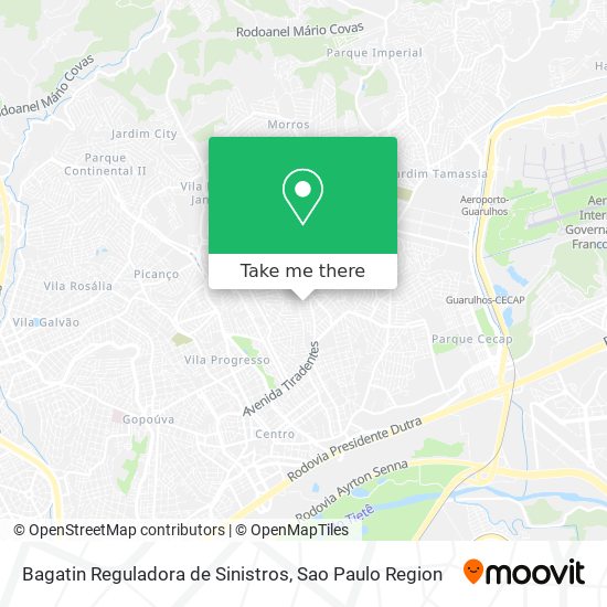 Bagatin Reguladora de Sinistros map