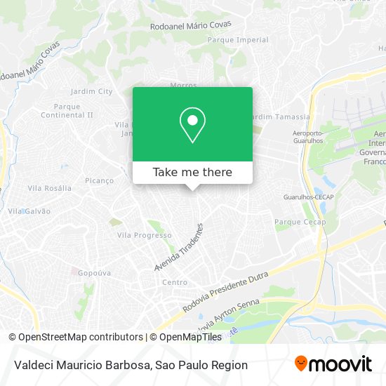 Valdeci Mauricio Barbosa map