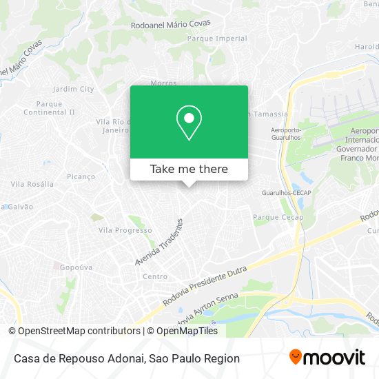 Casa de Repouso Adonai map
