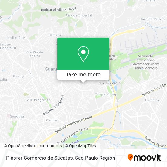 Plasfer Comercio de Sucatas map