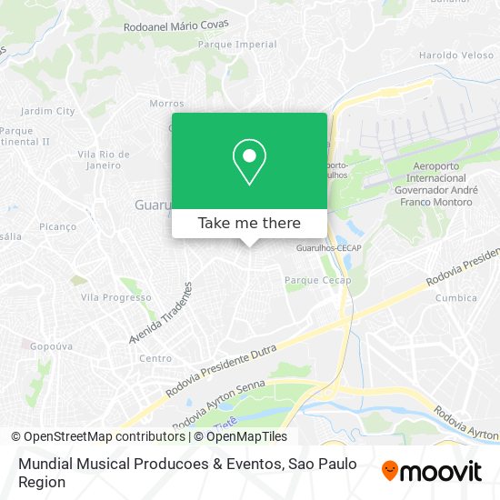 Mundial Musical Producoes & Eventos map