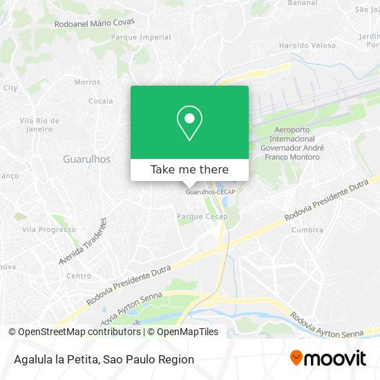 Agalula la Petita map