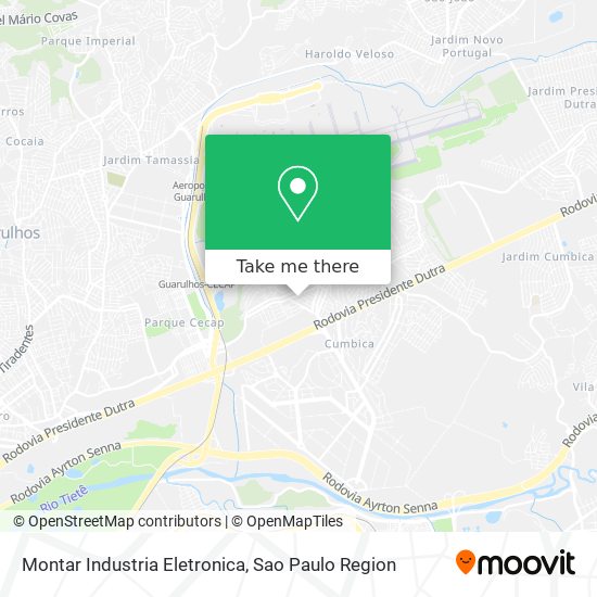 Montar Industria Eletronica map