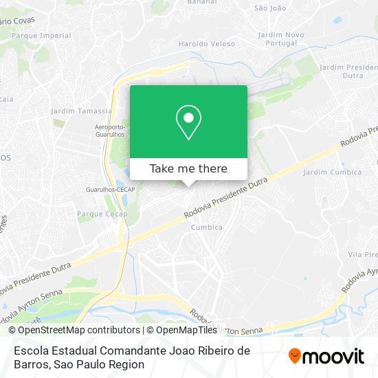 Escola Estadual Comandante Joao Ribeiro de Barros map