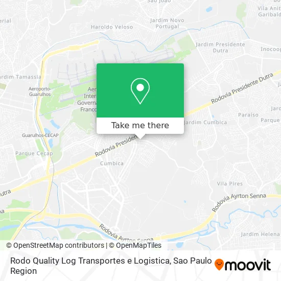 Rodo Quality Log Transportes e Logistica map