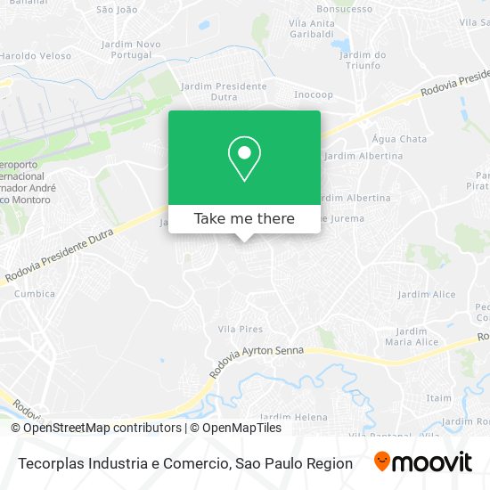 Tecorplas Industria e Comercio map