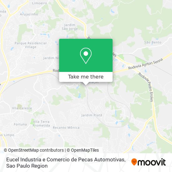 Eucel Industria e Comercio de Pecas Automotivas map