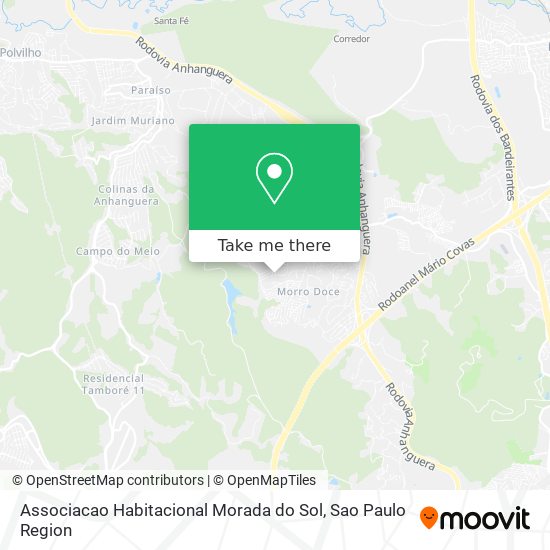 Associacao Habitacional Morada do Sol map