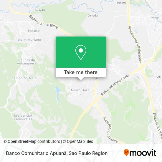 Banco Comunitario Apuanã map